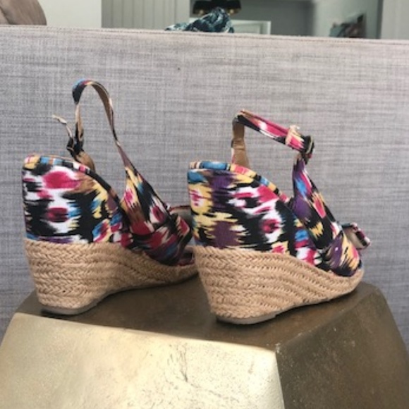 Rebels Espadrille platform heels -Josephine sz 10 - Picture 4 of 8